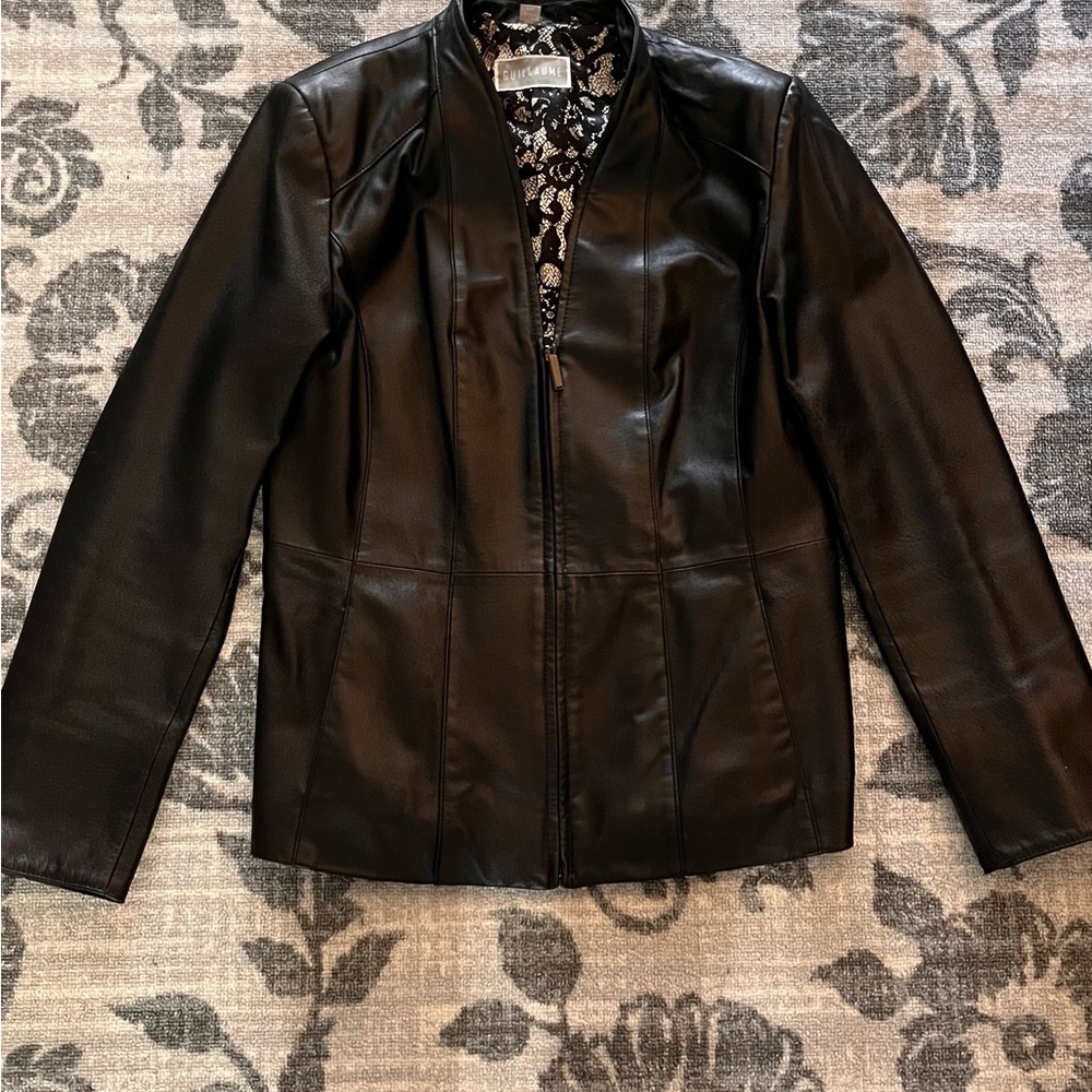 Women's Black Genuine Leather Jacket